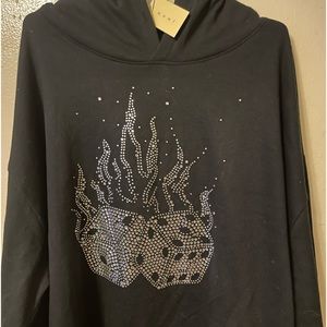 Men’s Dice Cropped Hoodie